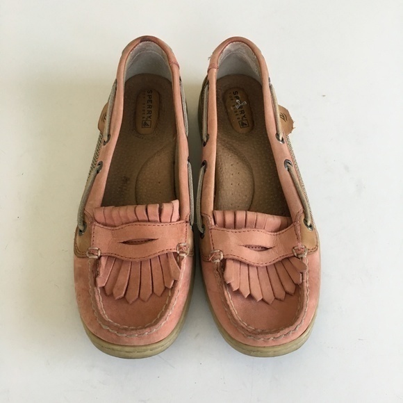 Sperry Top-Sider Pearlfish Kiltie Moc Loafers‎ Slip On Flats Womens Size … - Picture 1 of 6